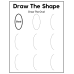 Draw the Shape Activity Worksheet | Fun Shape Practice for Children
