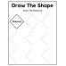 Draw the Shape Activity Worksheet | Fun Shape Practice for Children