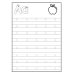 Letter Tracing Worksheets A Through Z Printable PDF | Alphabet Handwriting Practice for 1st Grade Preschool & Kindergarten