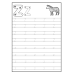 Letter Tracing Worksheets A Through Z Printable PDF | Alphabet Handwriting Practice for 1st Grade Preschool & Kindergarten