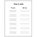 Trace & Write Worksheet | Letter Tracing and Word Writing Practice