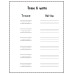 Trace & Write Worksheet | Letter Tracing and Word Writing Practice