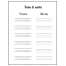 Trace & Write Worksheet | Letter Tracing and Word Writing Practice