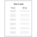 Trace & Write Worksheet | Letter Tracing and Word Writing Practice