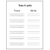 Trace & Write Worksheet | Letter Tracing and Word Writing Practice