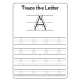 Trace the Alphabet A-Z Worksheet | Printable Letter Writing Practice