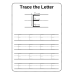 Trace the Alphabet A-Z Worksheet | Printable Letter Writing Practice