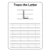 Trace the Alphabet A-Z Worksheet | Printable Letter Writing Practice