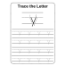 Trace the Alphabet A-Z Worksheet | Printable Letter Writing Practice