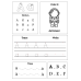 Letter Tracing Worksheets A-Z | Circle the Letter & Color the Picture Alphabet Practice for Kids