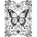 Butterfly Coloring Pages Set of 10 | Printable Coloring Pages Set 2