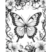 Butterfly Coloring Pages Set of 10 | Printable Coloring Pages Set 2