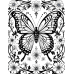 Butterfly Coloring Pages Set of 10 | Printable Coloring Pages Set 3