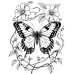 Butterfly Coloring Pages Set of 10 | Printable Coloring Pages Set 3