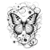 Butterfly Coloring Pages Set of 10 | Printable Coloring Pages Set 4