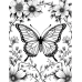 Butterfly Coloring Pages Set of 10 | Printable Coloring Pages Set 4