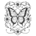 Butterfly Coloring Pages Set of 10 | Printable Coloring Pages Set 5