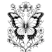 Butterfly Coloring Pages Set of 10 | Printable Coloring Pages Set 6