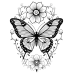 Butterfly Coloring Pages Set of 10 | Printable Coloring Pages Set 6