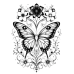 Butterfly Coloring Pages Set of 10 | Printable Coloring Pages Set 6