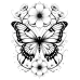 Butterfly Coloring Pages Set of 10 | Printable Coloring Pages Set 6