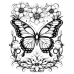 Butterfly Coloring Pages Set of 10 | Printable Coloring Pages Set 6