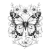 Butterfly Coloring Pages Set of 10 | Printable Coloring Pages Set 7