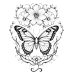 Butterfly Coloring Pages Set of 10 | Printable Coloring Pages Set 7
