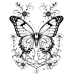 Butterfly Coloring Pages Set of 10 | Printable Coloring Pages Set 7