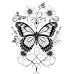 Butterfly Coloring Pages Set of 10 | Printable Coloring Pages Set 8