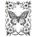 Butterfly Coloring Pages Set of 10 | Printable Coloring Pages Set 8