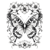 Butterfly Coloring Pages Set of 10 | Printable Coloring Pages Set 8