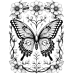 Butterfly Coloring Pages Set of 10 | Printable Coloring Pages Set 9