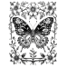 Butterfly Coloring Pages Set of 10 | Printable Coloring Pages Set 9