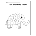 A-Z Trace the Letters, Dab the Dots & Color | Alphabet Dot Marker Words Worksheets for Kids
