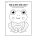 A-Z Trace the Letters, Dab the Dots & Color | Alphabet Dot Marker Words Worksheets for Kids