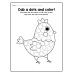 A-Z Trace the Letters, Dab the Dots & Color | Alphabet Dot Marker Words Worksheets for Kids