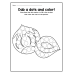 A-Z Trace the Letters, Dab the Dots & Color | Alphabet Dot Marker Words Worksheets for Kids