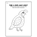 A-Z Trace the Letters, Dab the Dots & Color | Alphabet Dot Marker Words Worksheets for Kids