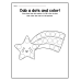 A-Z Trace the Letters, Dab the Dots & Color | Alphabet Dot Marker Words Worksheets for Kids