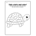 A-Z Trace the Letters, Dab the Dots & Color | Alphabet Dot Marker Words Worksheets for Kids