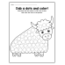 A-Z Trace the Letters, Dab the Dots & Color | Alphabet Dot Marker Words Worksheets for Kids
