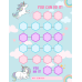 You Can Do It Unicorn Rewards Chart Printable | Positive Behavior Tracker