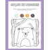 Color by Number Activity Worksheets | Fun Number Recognition Coloring Pages