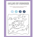 Color by Number Activity Worksheets | Fun Number Recognition Coloring Pages