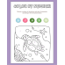 Color by Number Activity Worksheets | Fun Number Recognition Coloring Pages