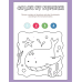 Color by Number Activity Worksheets | Fun Number Recognition Coloring Pages