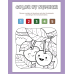 Color by Number Activity Worksheets | Fun Number Recognition Coloring Pages