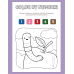 Color by Number Activity Worksheets | Fun Number Recognition Coloring Pages