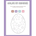 Color by Number Activity Worksheets | Fun Number Recognition Coloring Pages